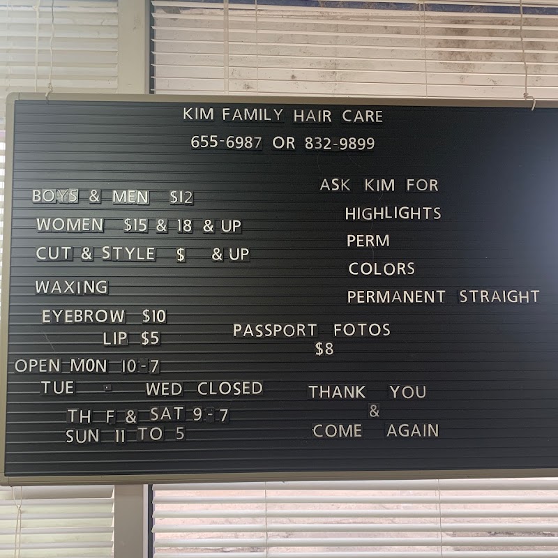 Kim Family Hair Care