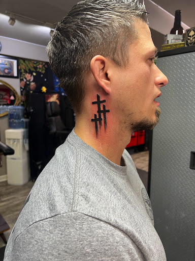 Explore road tattoo ideas, creative tattoo ideas in Linn Creek, available at Hillard Skillard Tattoos, LLC.
