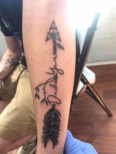 Explore gore tattoo ideas, creative tattoo ideas in Spencer, available at Youngs Tattoo