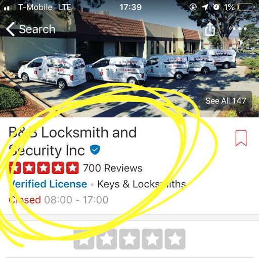 Locksmith «B & B Locksmith And Security Inc», reviews and photos, 273 Frankfort St, Daly City, CA 94014, USA