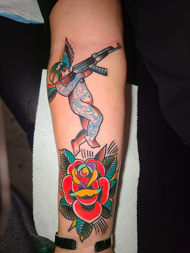 Tattoo Shop «Tinta Rebelde Custom Tattoos», reviews and photos, 133 E 3rd St, Los Angeles, CA 90013, USA