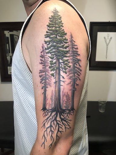 Explore stained glass tattoo ideas, creative tattoo ideas in Honokaa, available at Sea of Light Tattoo Studio