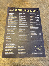 Menu du Arctic Juice & Café à Val-d'Isère