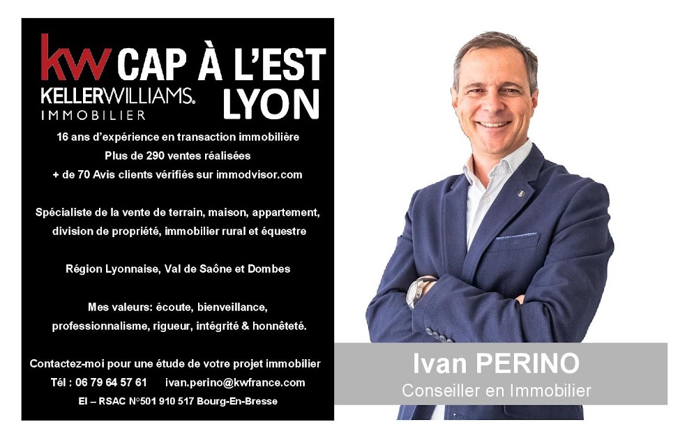 Ivan Perino Immobilier by Keller Williams à REYRIEUX, TREVOUX et aux alentours à Reyrieux (Ain 01)