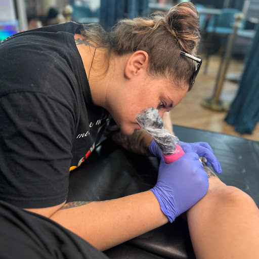 Explore full sleeve tattoo ideas for men, creative tattoo ideas in Belgrade, available at The Loyal Sparrow Tattoo and Piercing