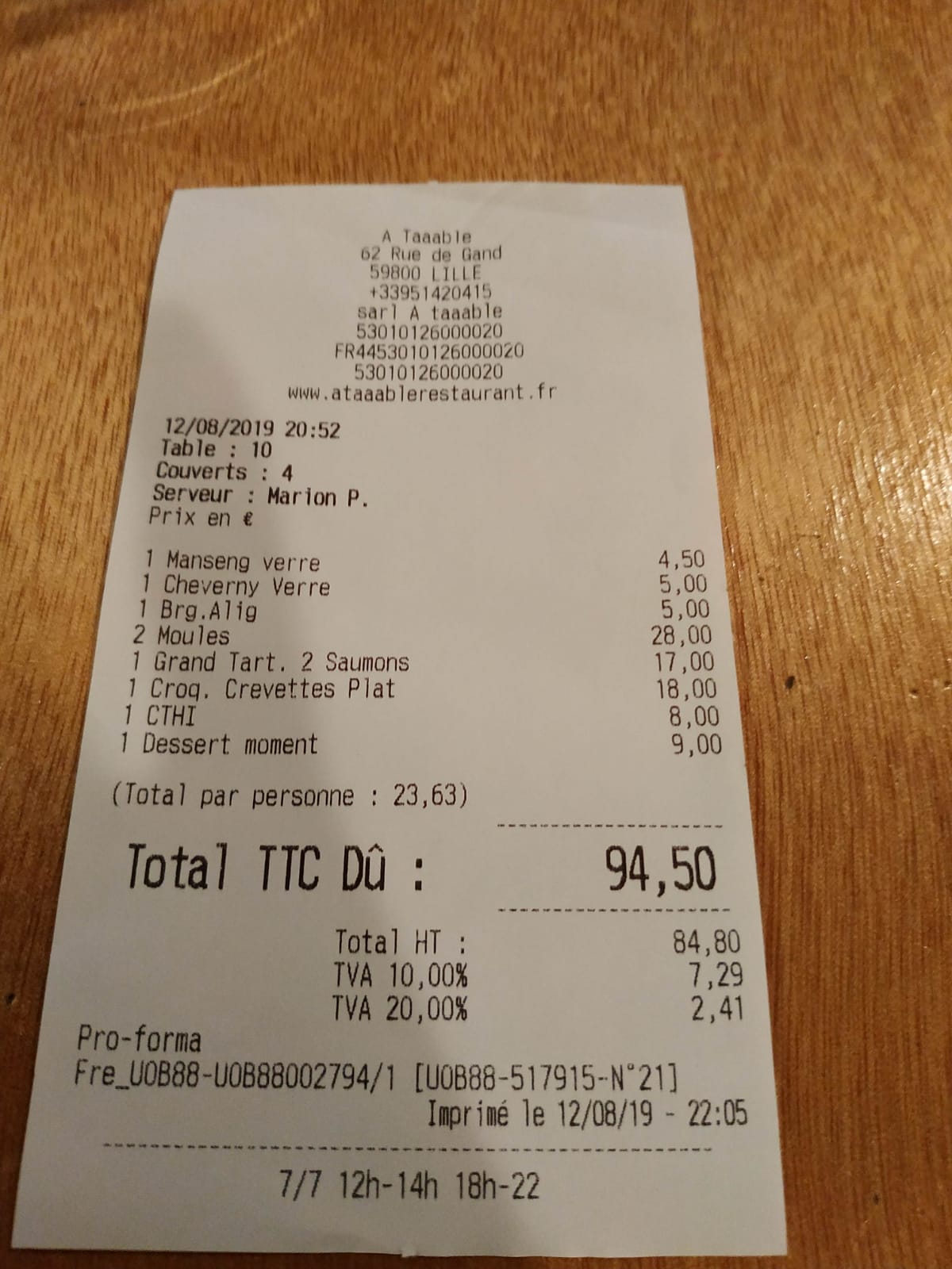 Photo n° 1 de l'avis de diane.h fait le 12/08/2019 à 20:51