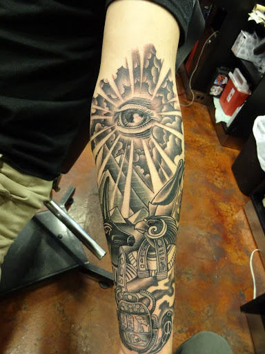 Explore greece tattoo ideas, creative tattoo ideas in Saint Augustine, available at Ms. Deborahs Fountain of Youth Tattoo & Body Piercing