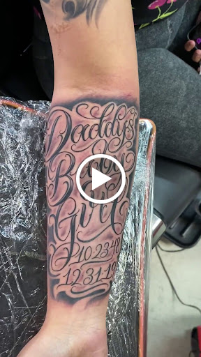 Explore tattoo name ideas on wrist, creative tattoo ideas in San Diego, available at Wylde Sydes Tattoo & Body Piercing