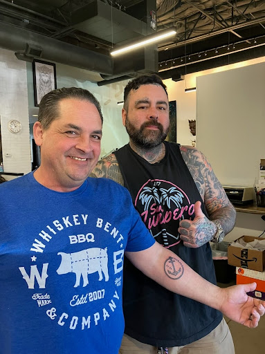 Explore easy flower tattoo ideas, creative tattoo ideas in Gilbert, available at Fifth Estate Tattoo