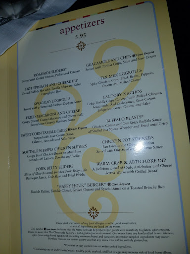 Restaurant «The Cheesecake Factory», reviews and photos, 2402 East Camelback, Phoenix, AZ 85016, USA