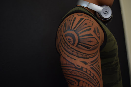 Explore moon tattoo ideas for men, creative tattoo ideas in Fremont, available at Inkies Tattoo Studio