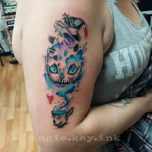 Explore whole back tattoo ideas, creative tattoo ideas in Casper, available at Luna & Lotus Amethyst Ink Angie Kay