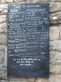 Menu / carte de La Pause Rabutin à Bussy-le-Grand