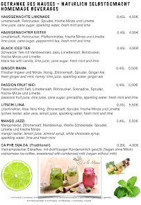 Menu du Pho a la Mama à Stuttgart