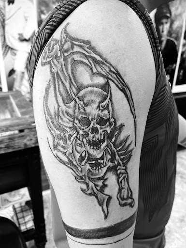 Explore pen tattoo ideas, creative tattoo ideas in Seymour, available at American Gypsy Tattoo Corp.