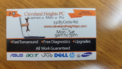 Computer Repair Service «Cleveland Heights PC», reviews and photos, 13183 Cedar Rd, Cleveland Heights, OH 44118, USA