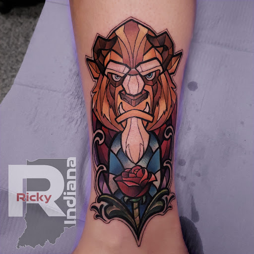 Find goat tattoo ideas for your next unique tattoo in Terre Haute at Birds of Valhalla Tattoos and Fine Art