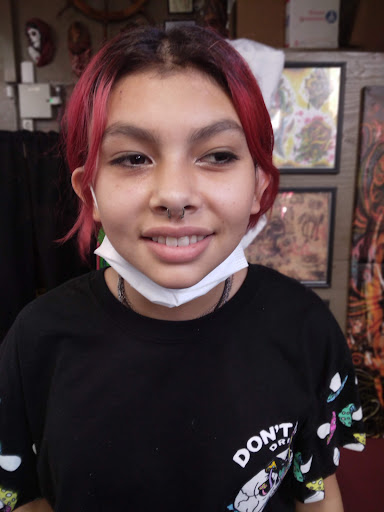 Explore side neck tattoo ideas, creative tattoo ideas in Modesto, available at The Golden Rose Tattoo