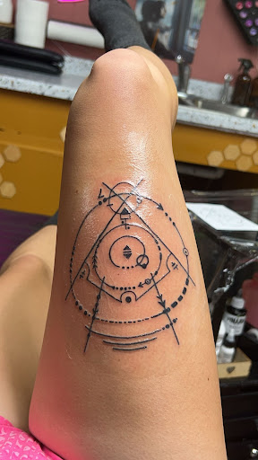 Explore dream tattoo ideas, creative tattoo ideas in Clintonville, available at Honey Heart Tattoo