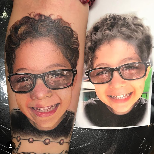 Explore mother tattoo ideas for men, creative tattoo ideas in Laguna Beach, available at Cast of Crowns Art Collective