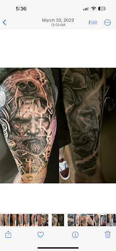 Explore state of georgia tattoo ideas, creative tattoo ideas in Sarasota, available at SEVEN SINS Tattoo Studio