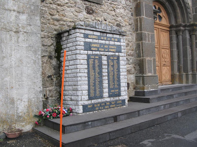 Monument aux morts de Lanarce à Lanarce