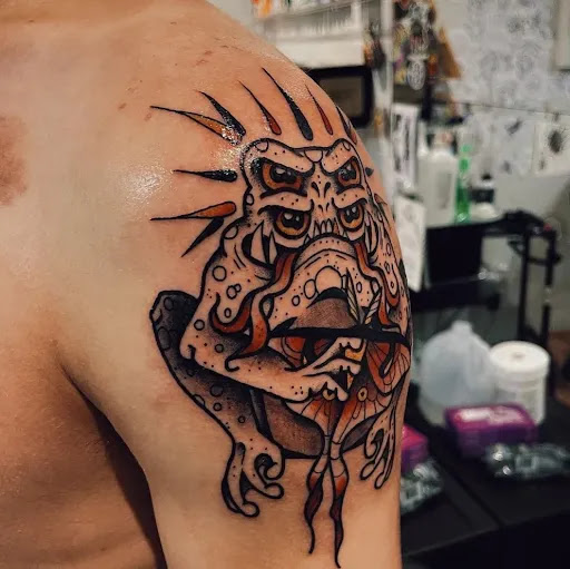 Explore aries tattoo ideas male, creative tattoo ideas in Carbondale, available at Bonedale Tattoo