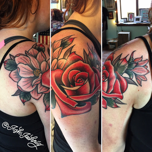 Explore tattoos on face ideas, creative tattoo ideas in Houghton, available at Bramble & Stag Tattoo Parlour