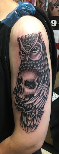 Explore tattoo family sleeve ideas, creative tattoo ideas in Olympia, available at Redpups LACEY Tattoo CO