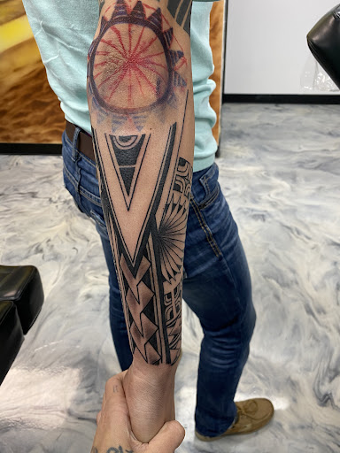 Explore hamsa hand tattoo ideas, creative tattoo ideas in San Diego, available at Inkfinite Artistry