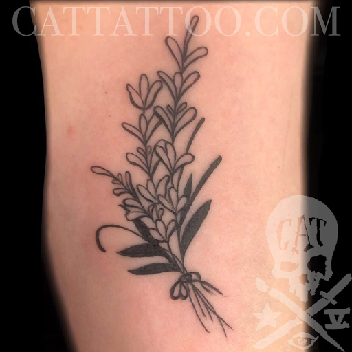 Explore bicycle tattoo ideas, creative tattoo ideas in Addison, available at Cat Tattoo