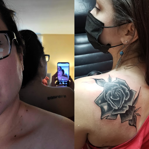 Explore golden retriever tattoo ideas, creative tattoo ideas in Harrisburg, available at The Hidden Arts