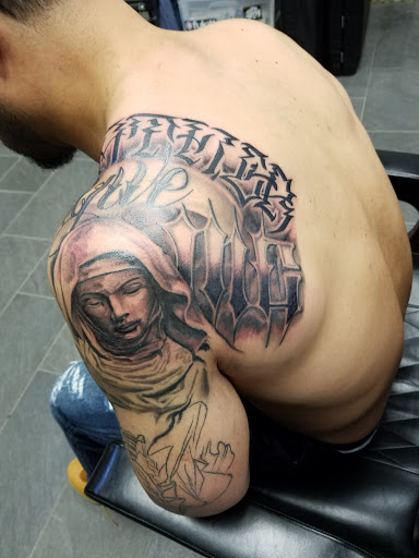 Explore squid tattoo ideas, creative tattoo ideas in Burlington, available at Mr Tattoos & Piercing