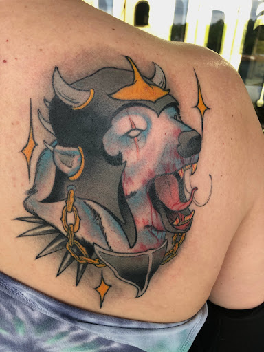 Explore celtic cross tattoo ideas, creative tattoo ideas in Marietta, available at The Queen Bee Tattoo and Piercing Parlour