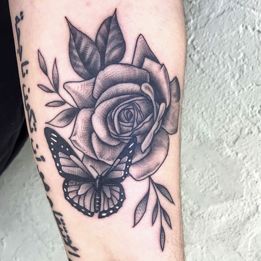 Explore dog paw tattoo ideas, creative tattoo ideas in Santa Rosa, available at Anchor Rose Tattoo