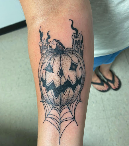 Explore resilience symbol tattoo ideas, creative tattoo ideas in Marietta, available at Monkeys Uncle Tattoo