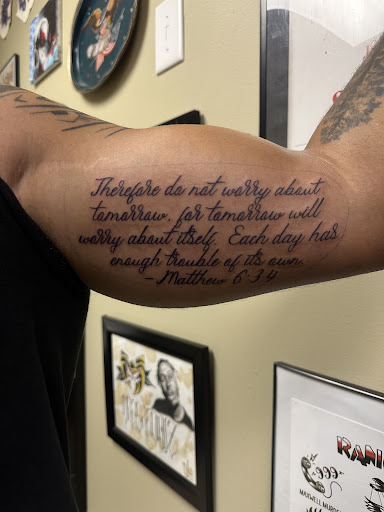 Explore simple bat tattoo ideas, creative tattoo ideas in Nashville, available at RedBird Tattoo