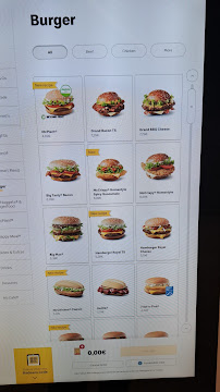 Carte du McDonald's à Düsseldorf