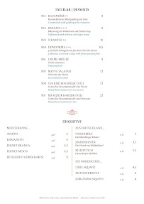 Menu / carte de FINEST LEZZET RESTAURANT à Düsseldorf