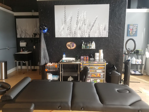 Explore tattoo cover up ideas for cross, creative tattoo ideas in Traverse City, available at Black Candle Tattoo Co.