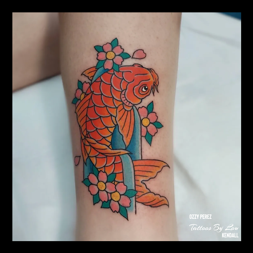 Explore tattoo ideas for back of leg, creative tattoo ideas in Miami, available at Tattoos by Lou Miami - Kendall