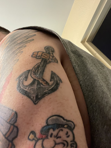 Explore ariel tattoo ideas, creative tattoo ideas in Dallas, available at Black Anchor Studios