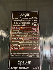 Menu du Orig. Thüringer Rostbratwurstgrill / Burgertankstelle à Chemnitz