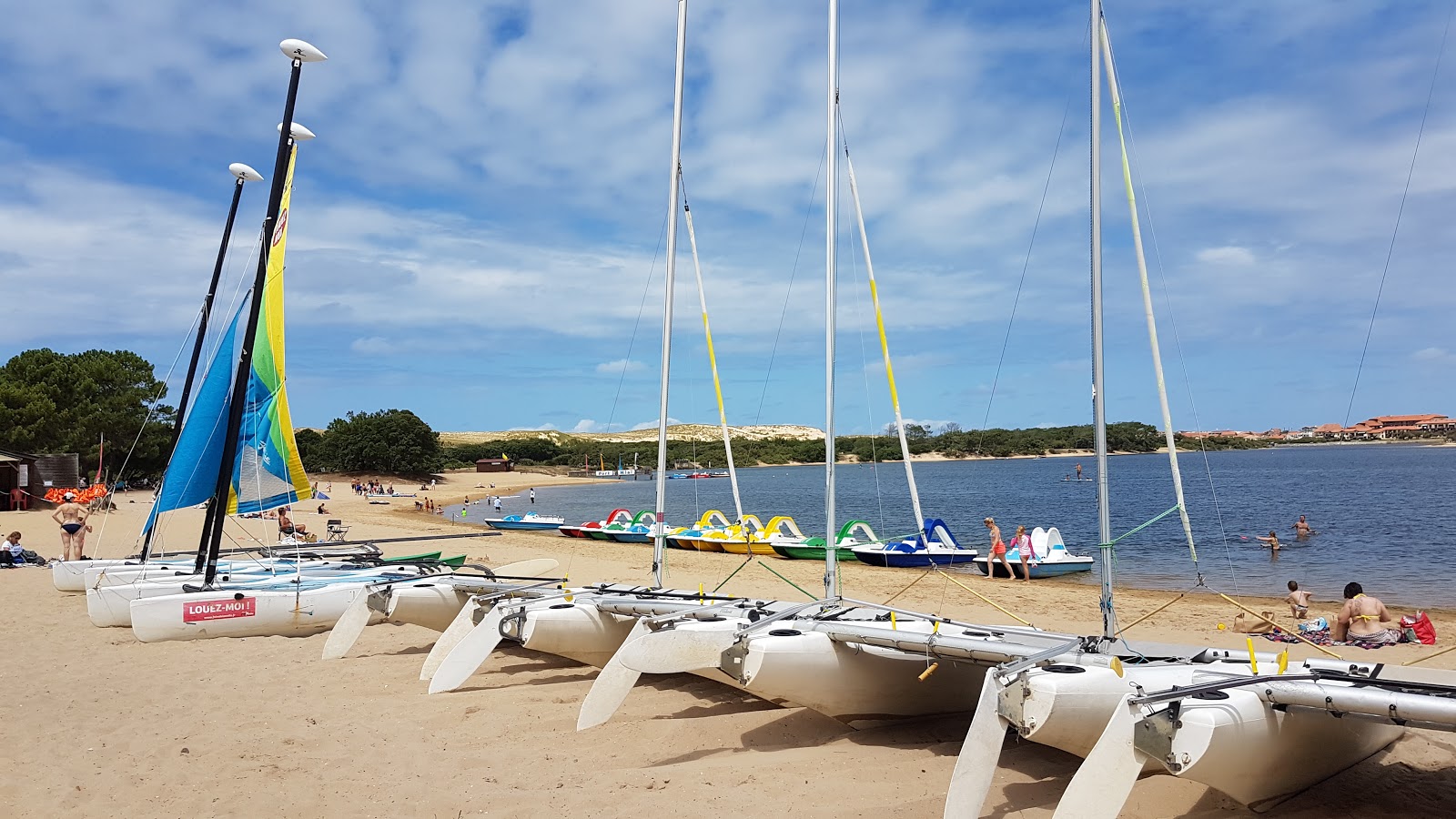 Plage La Sauvagine Port d'Albret Soustons'in fotoğrafı çok temiz temizlik seviyesi ile