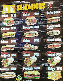 Chez Mémo Kebab - LE KEB'S à Nancy menu
