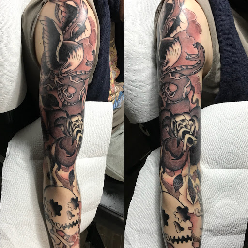 Explore memorial tattoo ideas for son, creative tattoo ideas in Kingsford, available at Deft Tattoo Studio