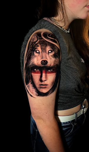Explore anime hand tattoo ideas, creative tattoo ideas in Johnson City, available at Gold Cross Tattoo Co.