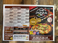 Pizzeria One Pizza -Pizza fraîche au feu de bois - halal à Saint-Denis (la carte)
