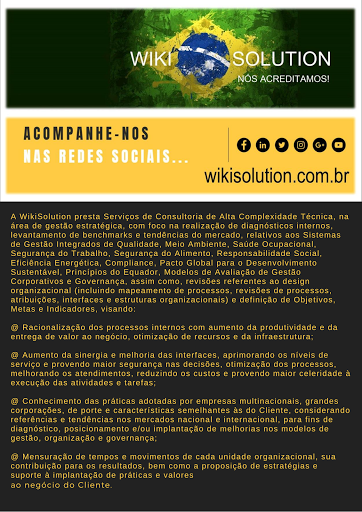 Logo da empresa - WikiSolution Consultoria, Assessoria, Comércio e Representações Ltda