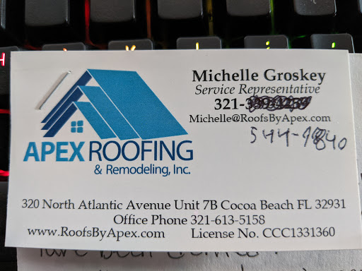Apex Roofing & Remodeling, Inc. in Cocoa Beach, Florida